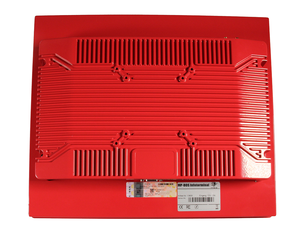 Infoterminal Rückseite