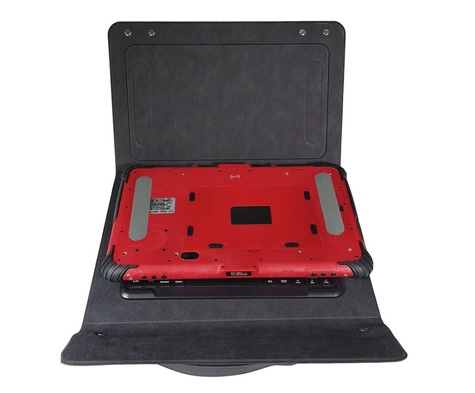 magnetische Halterung für das Tablet (Tablet nicht im Lieferumfang)