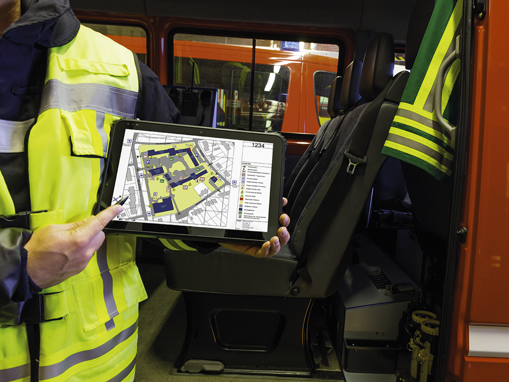 Tablet-PC MP122 im Einsatz